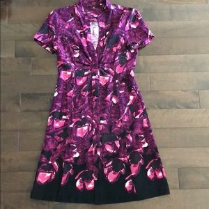 Elie Tahari floral form fitting dress